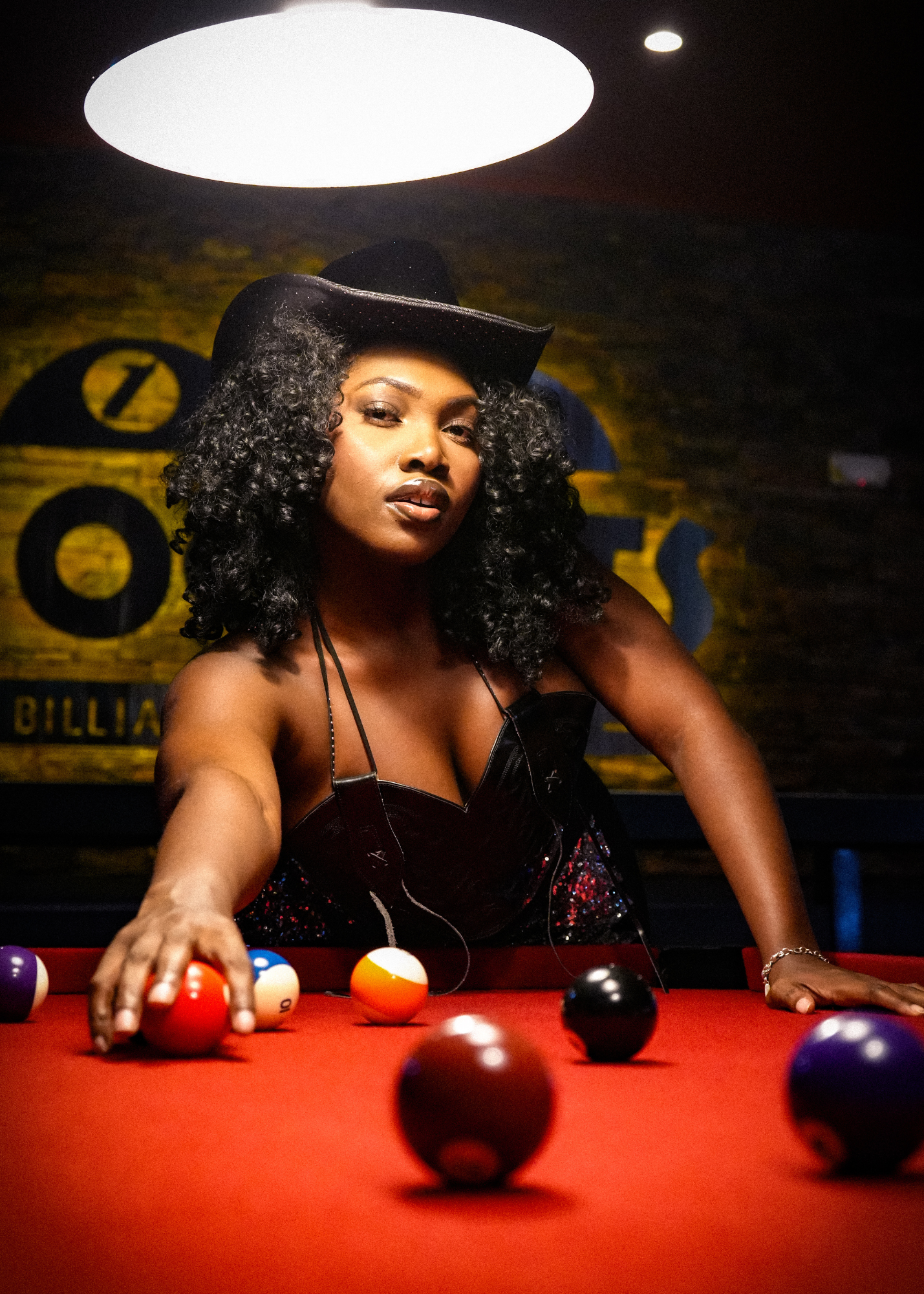 Rhinestone Denim Cowboy Hat