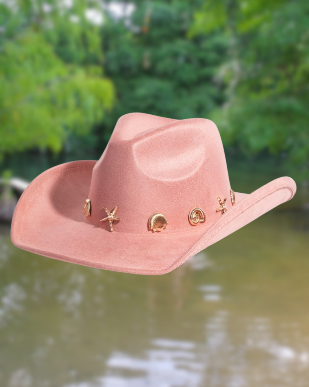Pink Coastal Cowboy Hat