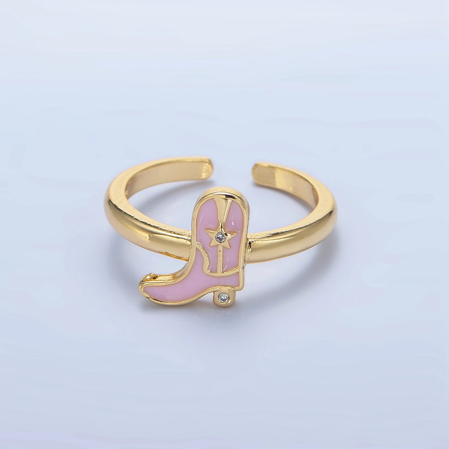 Cowboy Boot Ring