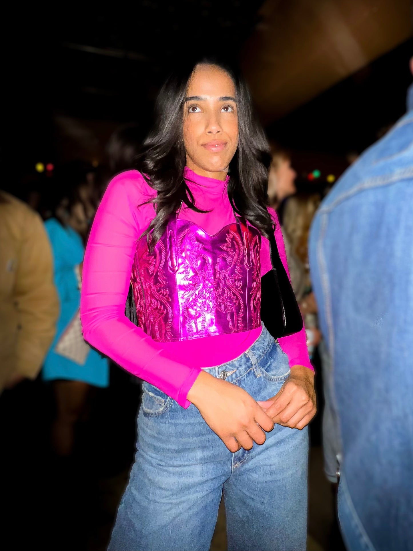 Fuchsia Full Panel Boot Top