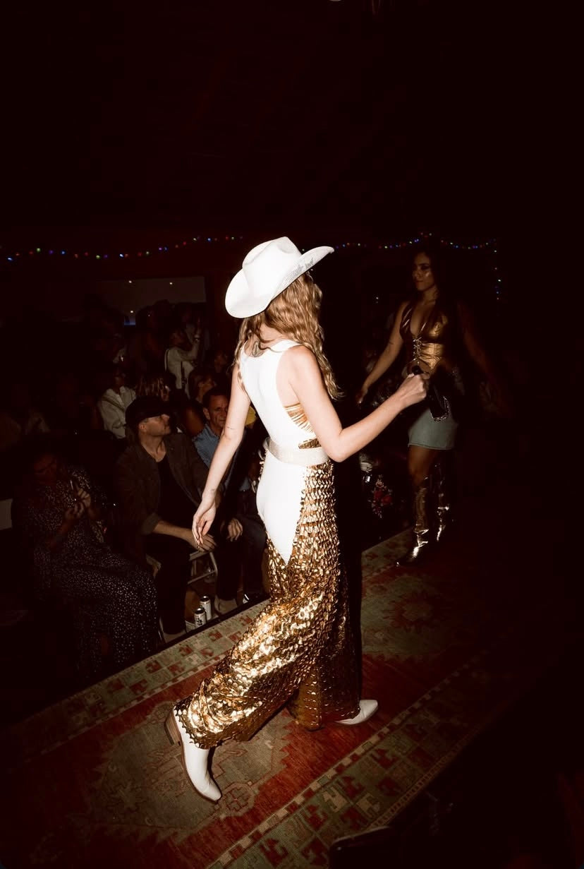 Gold Cut Out Chaps