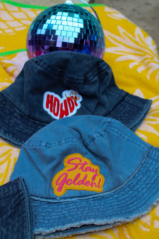 Patch Bucket Hats
