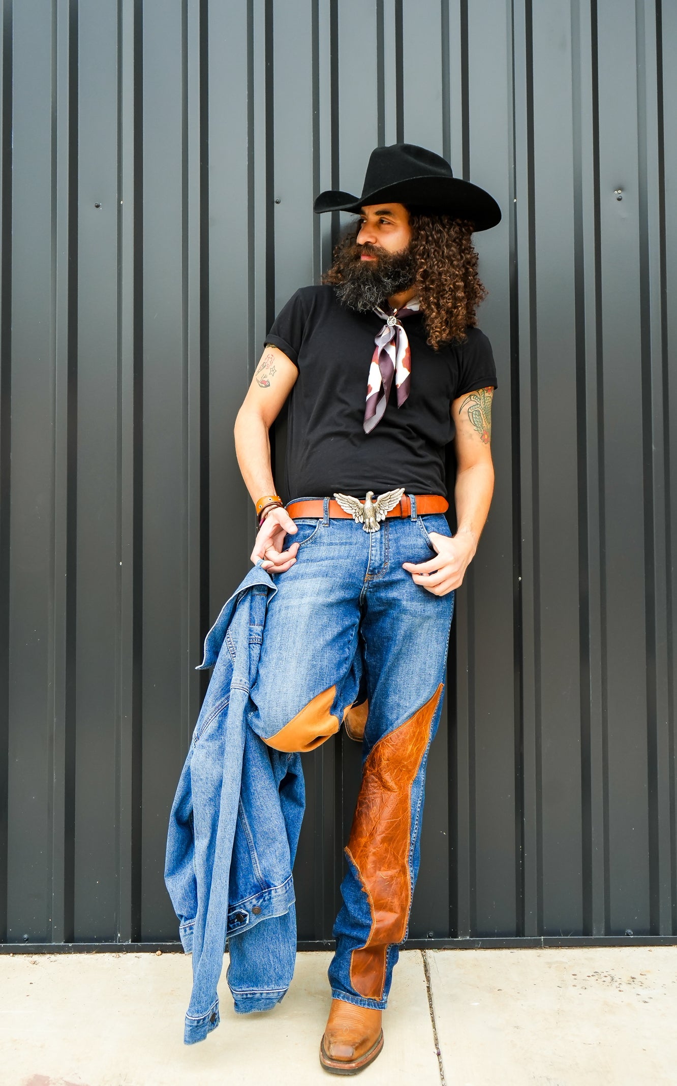 Leather Panel Jeans – MIXD Fashion