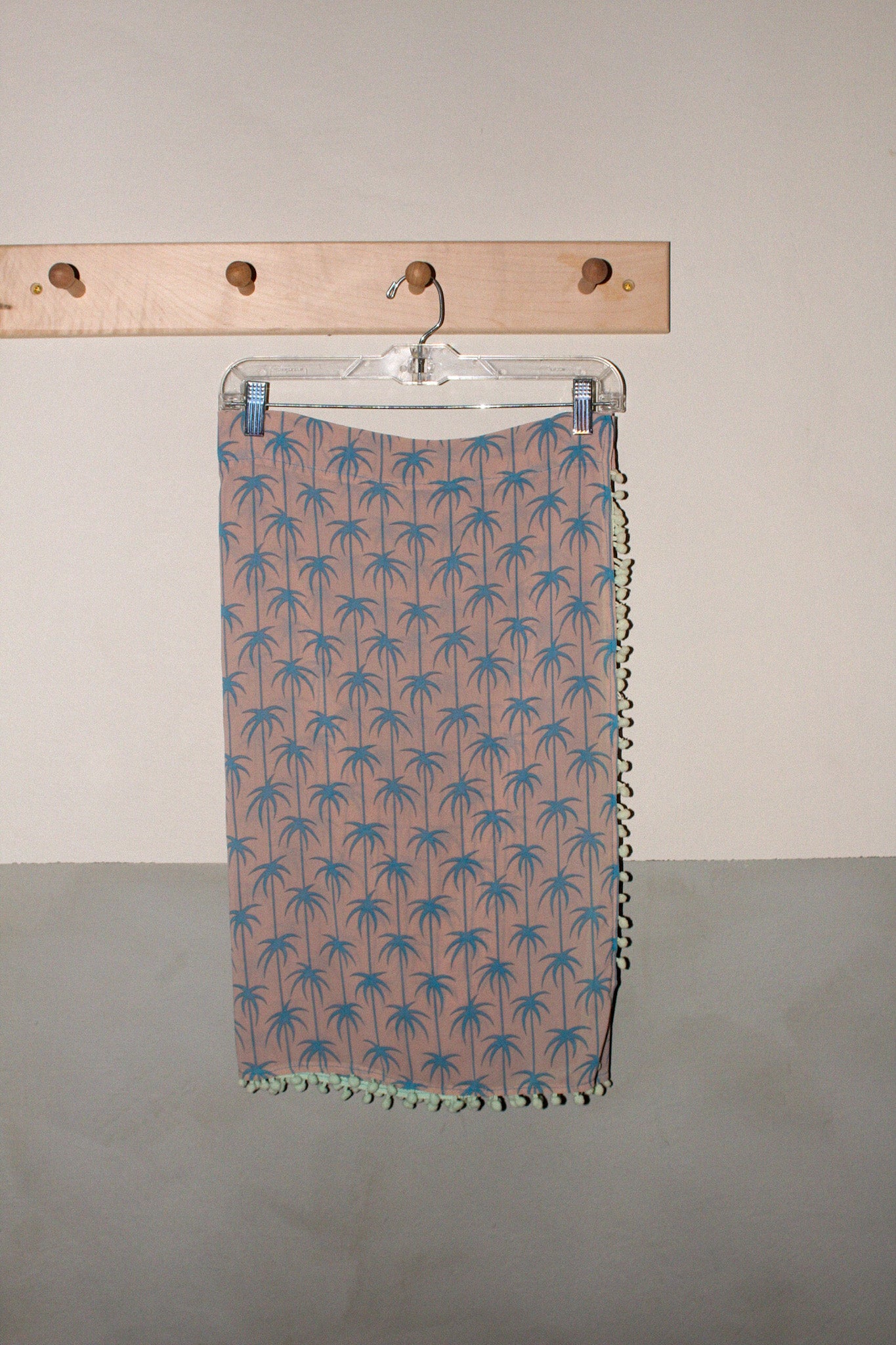 Palm Tree Wrap skirt