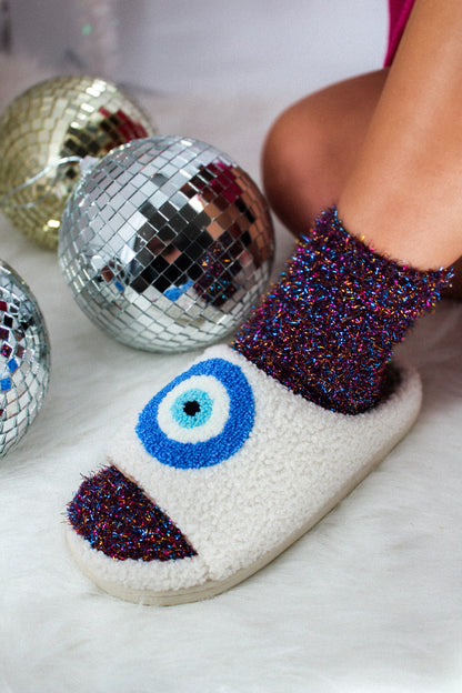 Evil Eye Slippers