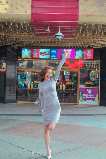 Silver Sparkle Dress