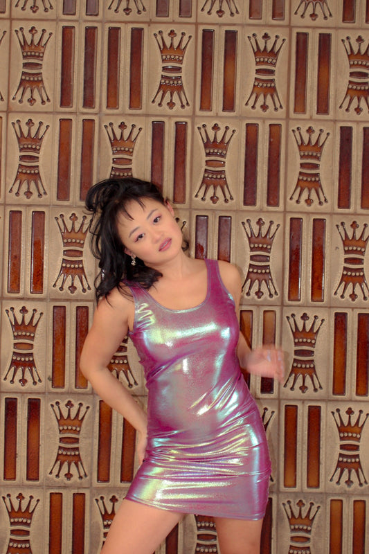 Iridescent Mini Dress