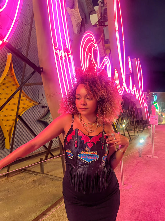 Vegas One Panel Cowboy Boot Top