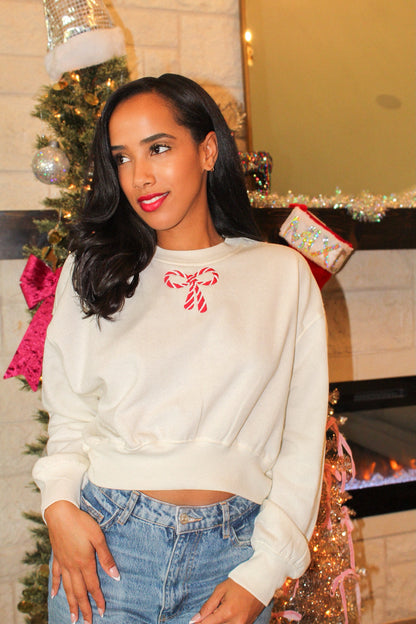 Holiday Bow Crewneck