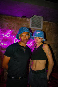Denim Cowgirl Bucket Hats