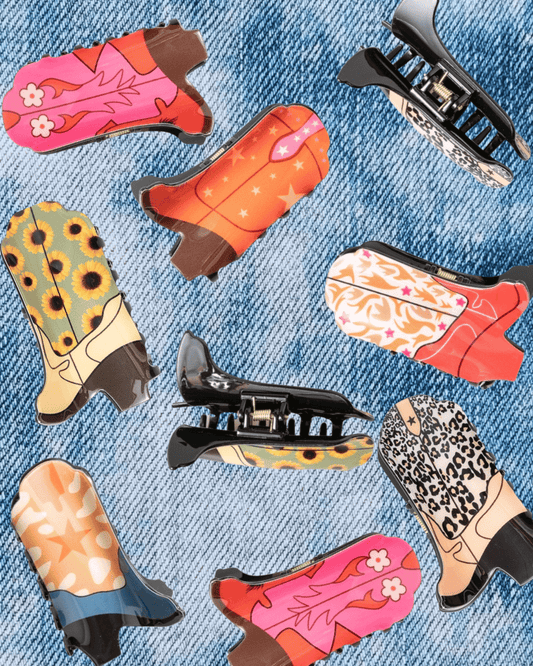 Cowboy Boot Claw Clip