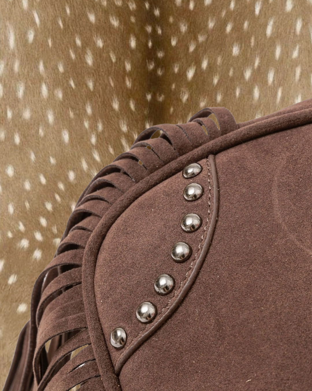 Brown Fringe Purse