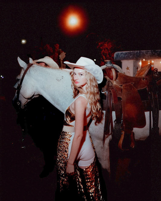 Gold Cut Out Chaps