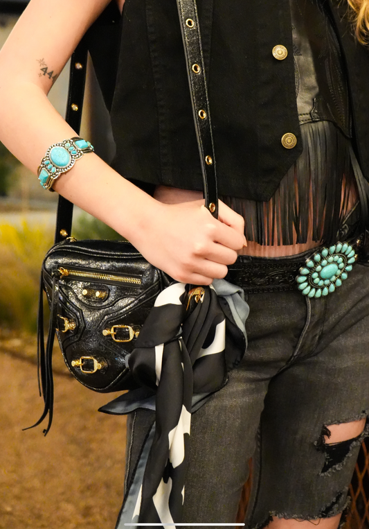 Black Leather Bag