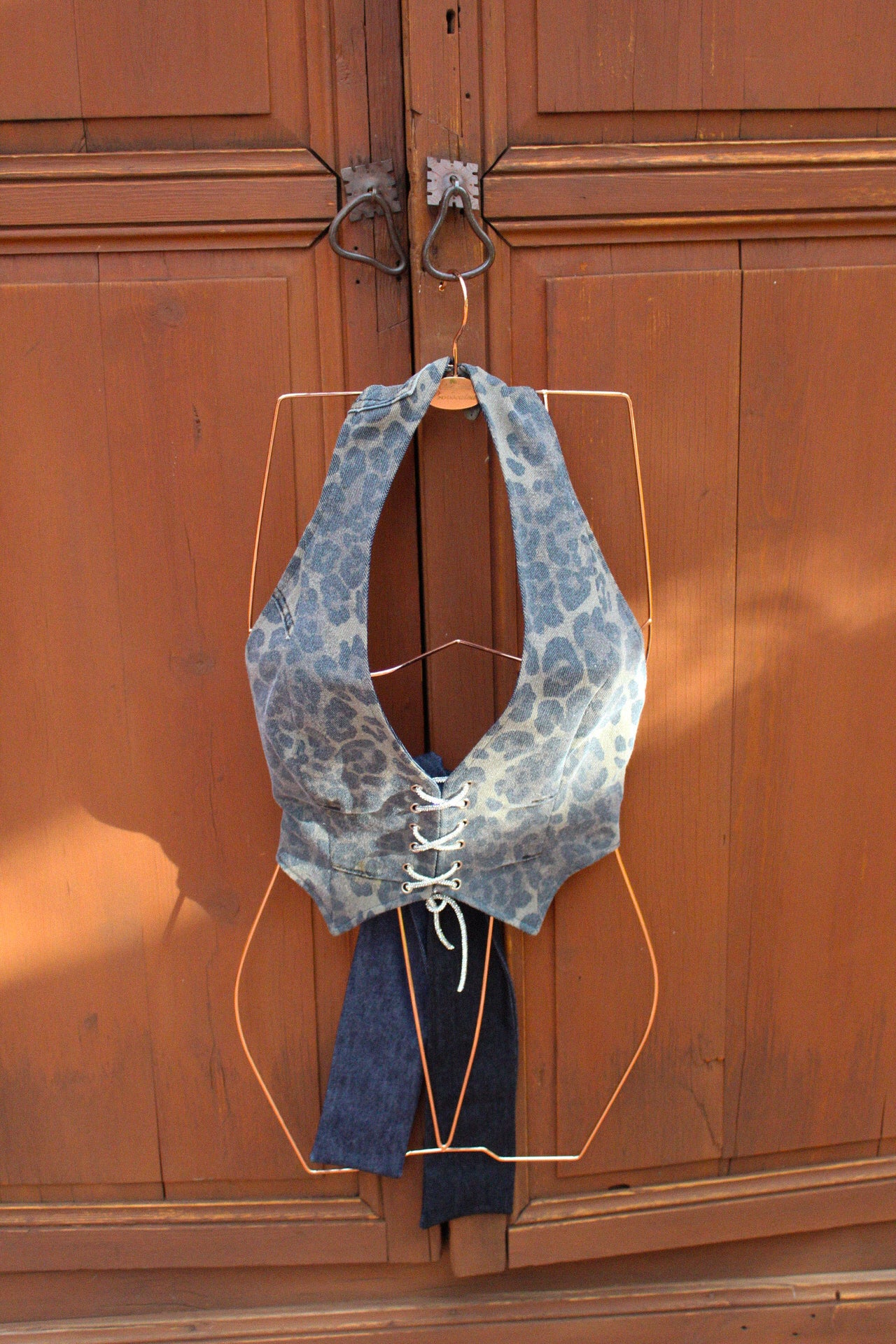 Reversible Cheetah Vest