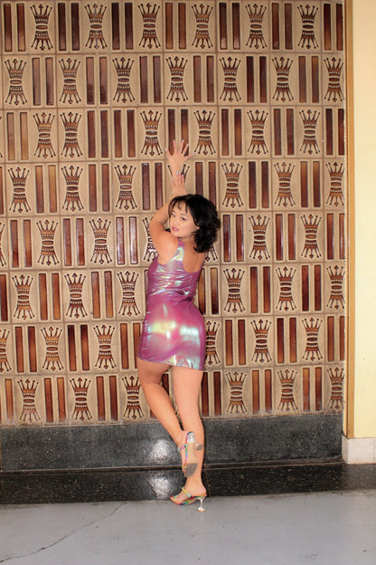 Iridescent Mini Dress