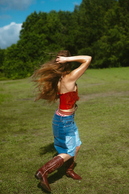 Blue Lace Jorts
