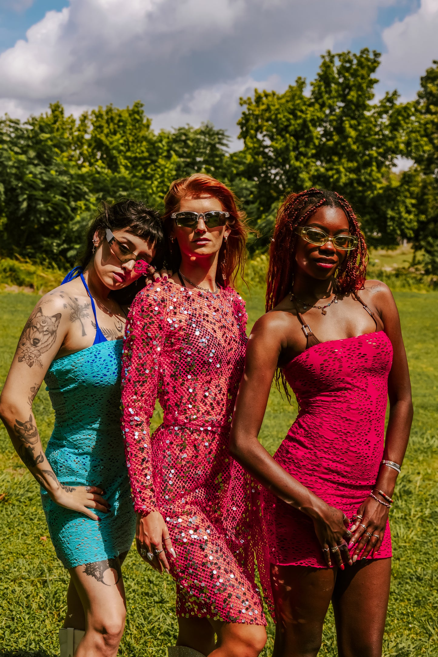 Pink Sparkle Bombshell Dress