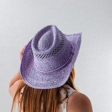Load image into Gallery viewer, Purple Cowboy Hat
