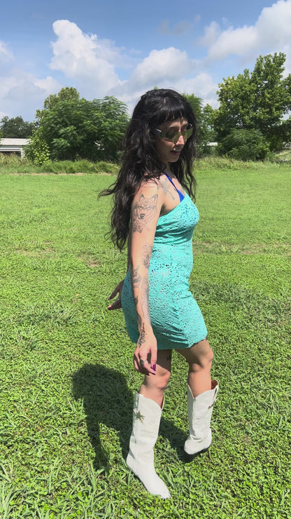 Love Island Blue Mini Dress