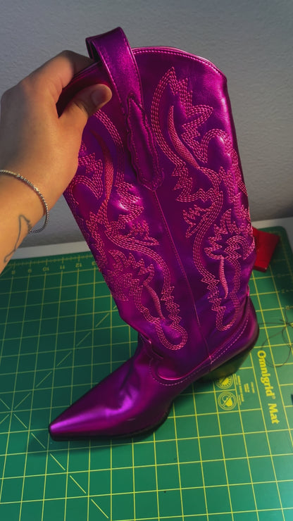 Fuchsia Full Panel Boot Top