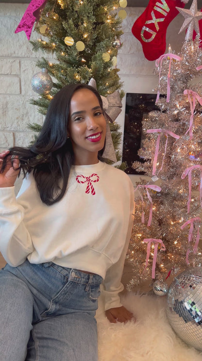 Holiday Bow Crewneck